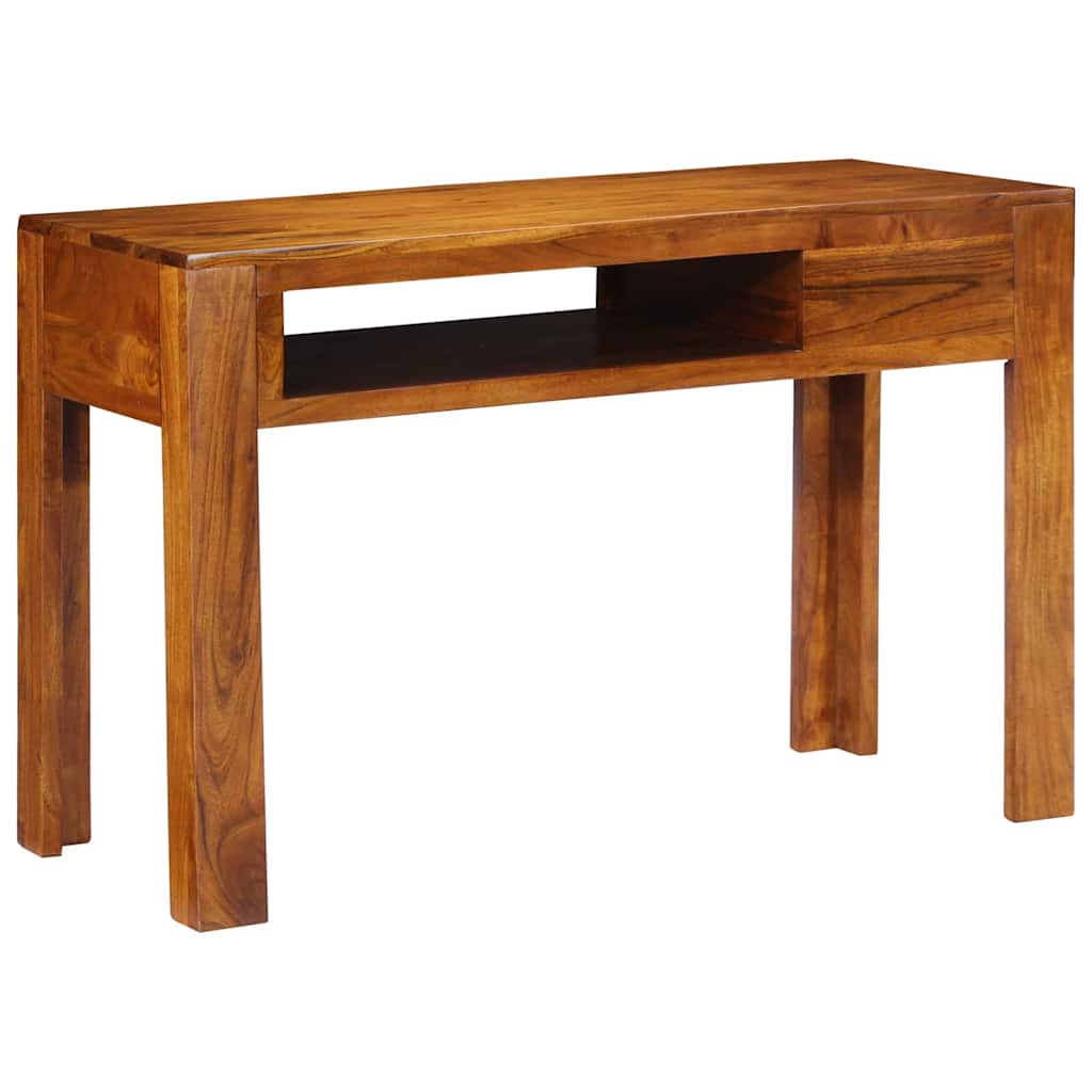 Bureau avec tiroir Marron 110 x 50 x 73 cm Bois d'acacia massif - XIOS
