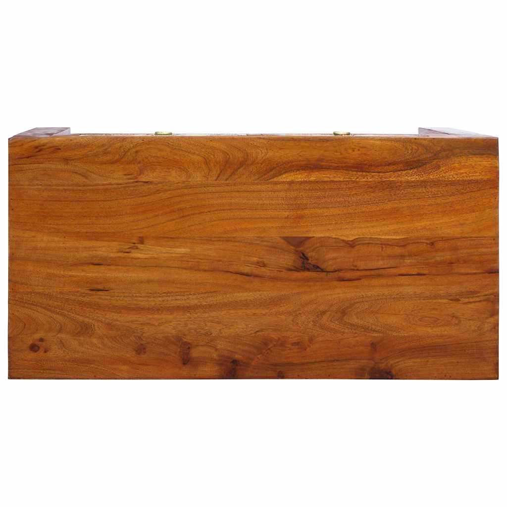 Bureau avec tiroir Marron 100 x 50 x 75 cm Bois d'acacia massif - XIOS