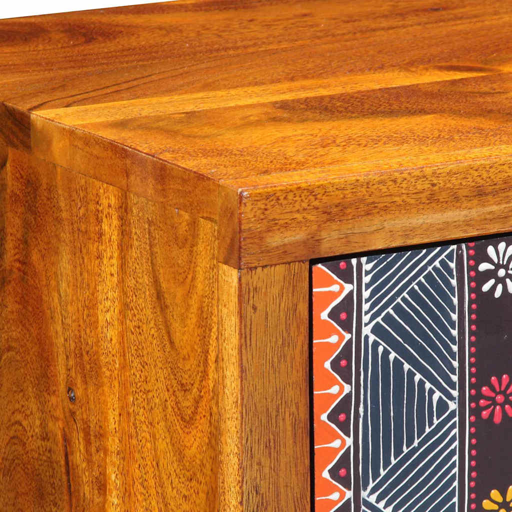 Buffet Multicolore 40 x 35 x 45 cm Bois d'acacia massif - XIOS