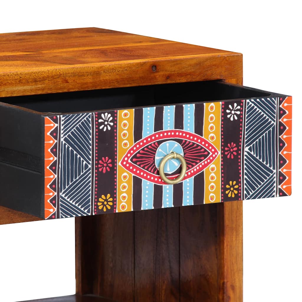Buffet Multicolore 40 x 35 x 45 cm Bois d'acacia massif - XIOS