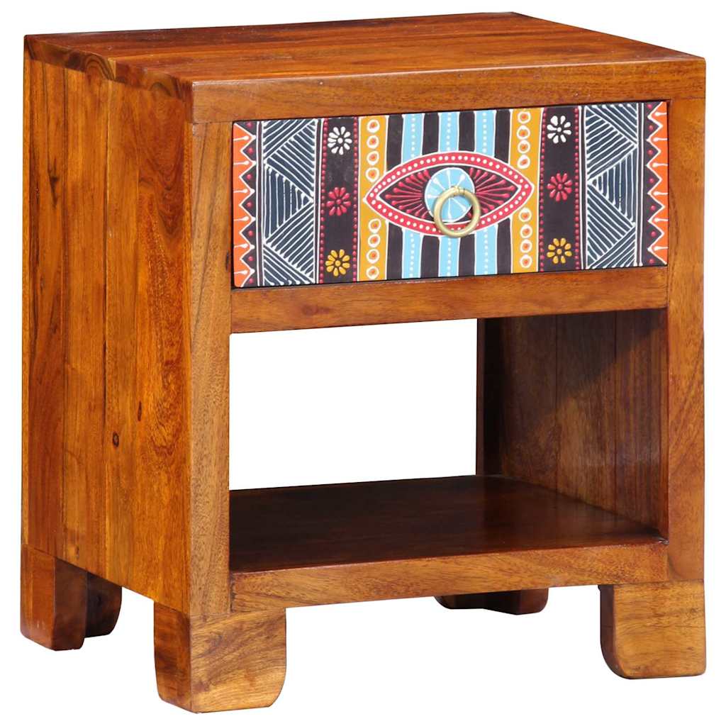 Buffet Multicolore 40 x 35 x 45 cm Bois d'acacia massif - XIOS