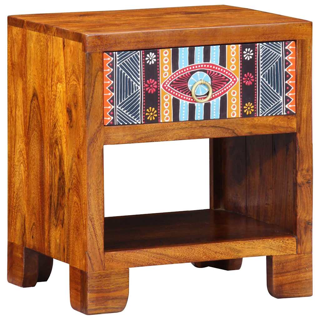 Buffet Multicolore 40 x 35 x 45 cm Bois d'acacia massif - XIOS