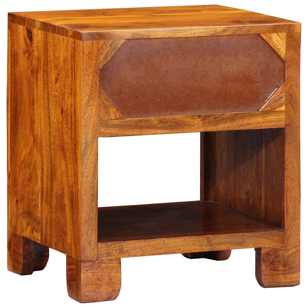 Buffet Multicolore 40 x 35 x 45 cm Bois d'acacia massif - XIOS