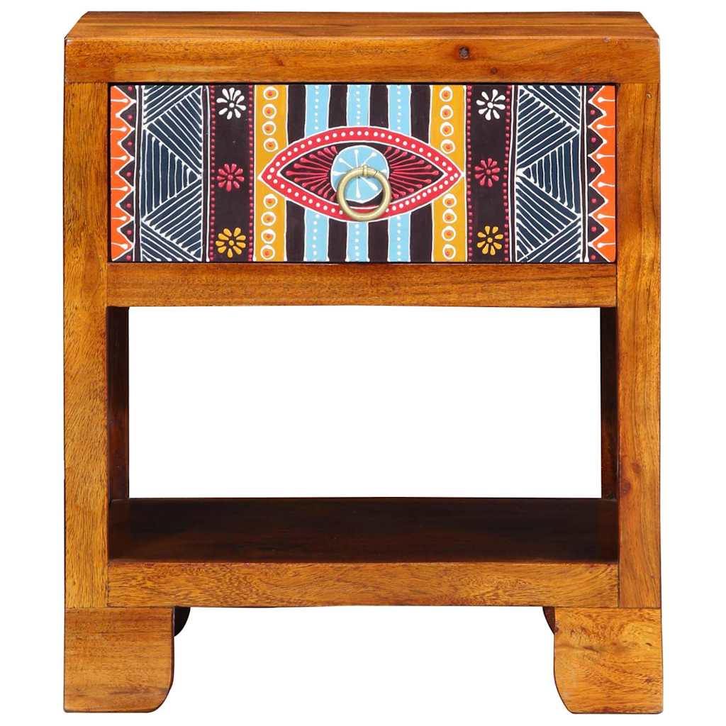 Buffet Multicolore 40 x 35 x 45 cm Bois d'acacia massif - XIOS