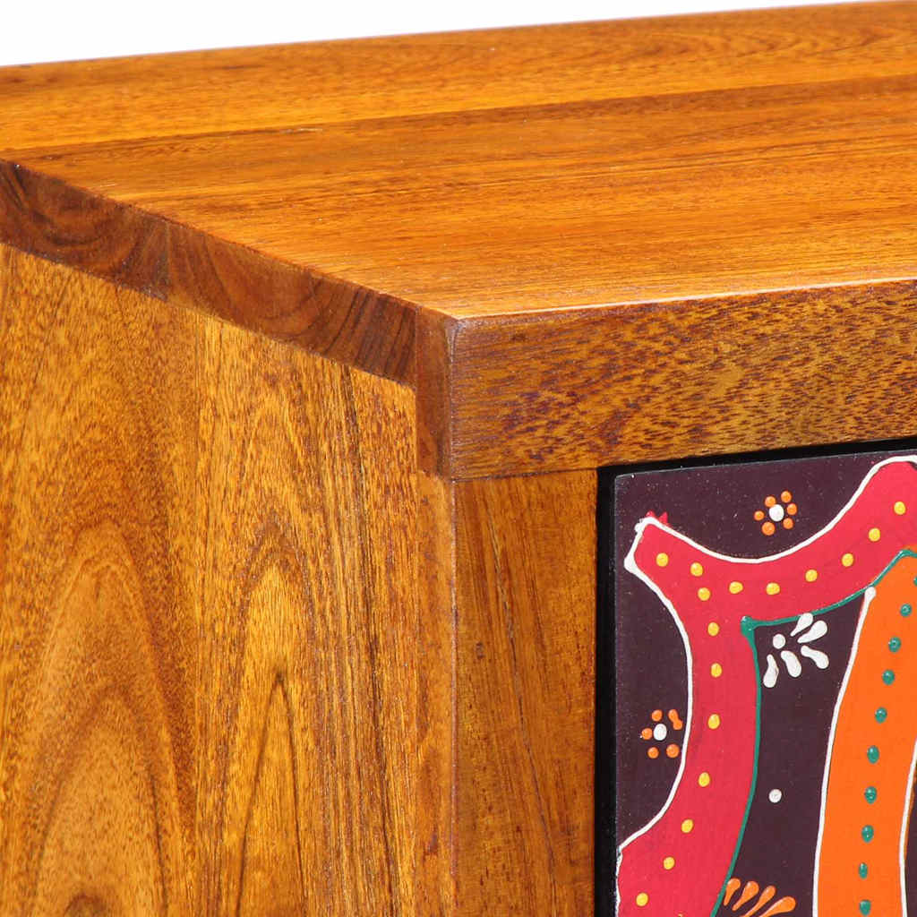 Cabinet de chevet Marron 35 x 30 x 40 cm Bois d'acacia massif - XIOS