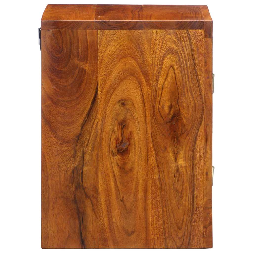 Cabinet de chevet Marron 35 x 30 x 40 cm Bois d'acacia massif - XIOS