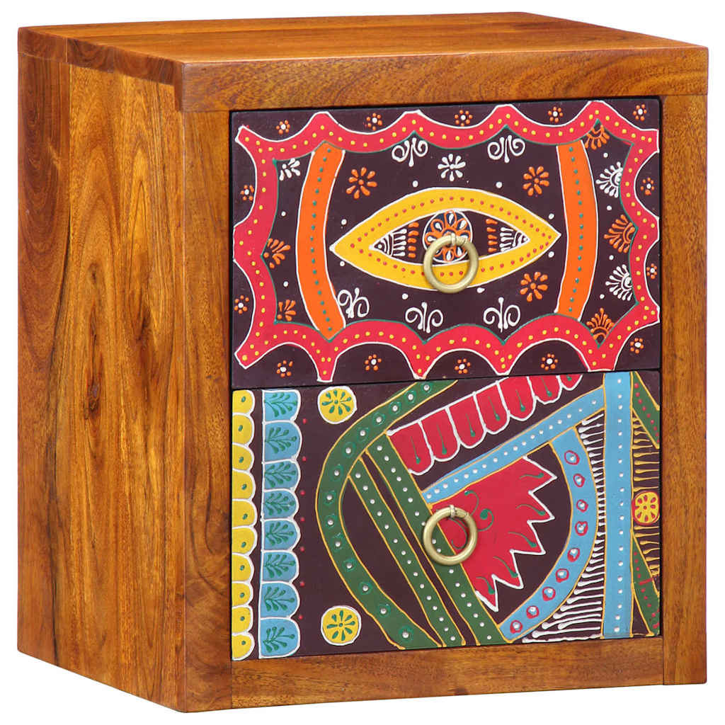 Cabinet de chevet avec tiroir 2 pcs Marron 35 x 30 x 40 cm - XIOS