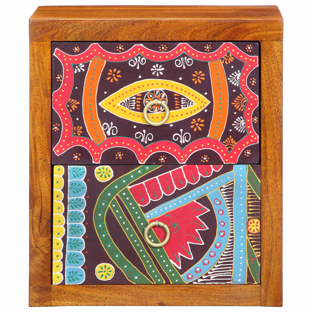 Cabinet de chevet avec tiroir 2 pcs Marron 35 x 30 x 40 cm - XIOS