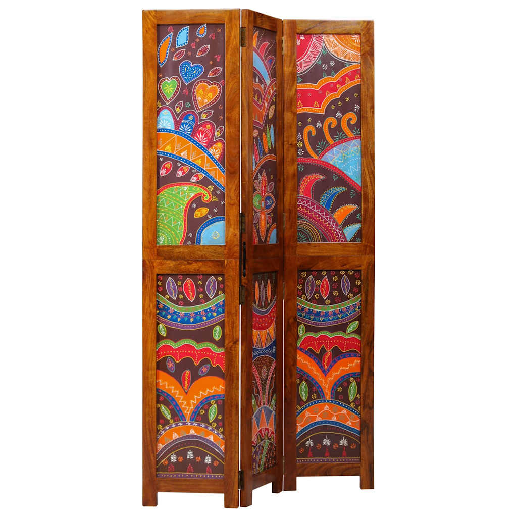 Paravent Marron 105 x 180 cm Bois d'acacia massif - XIOS