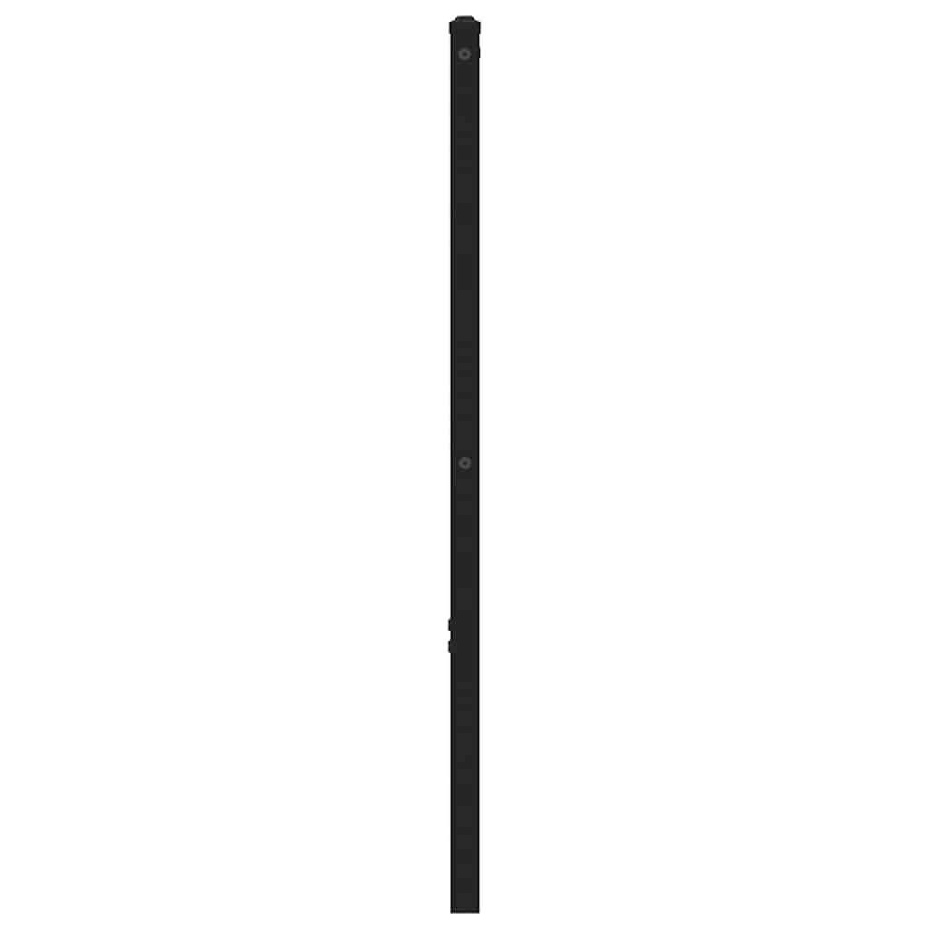 Tête de lit de remplacement chêne fumé 193 cm fer et bois d'ingénierie - XIOS