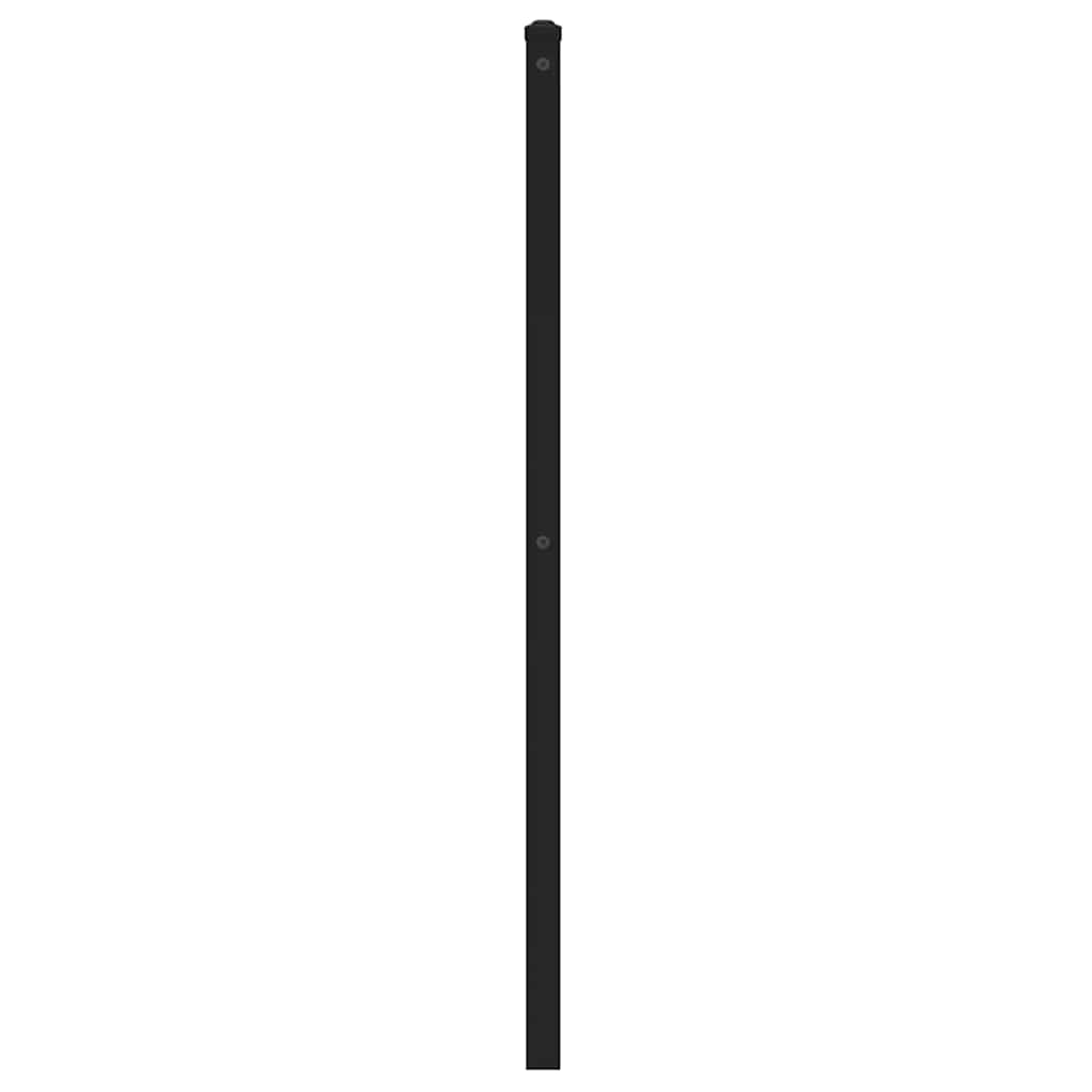 Tête de lit de remplacement chêne sonoma 140 cm fer et bois d’ingénierie