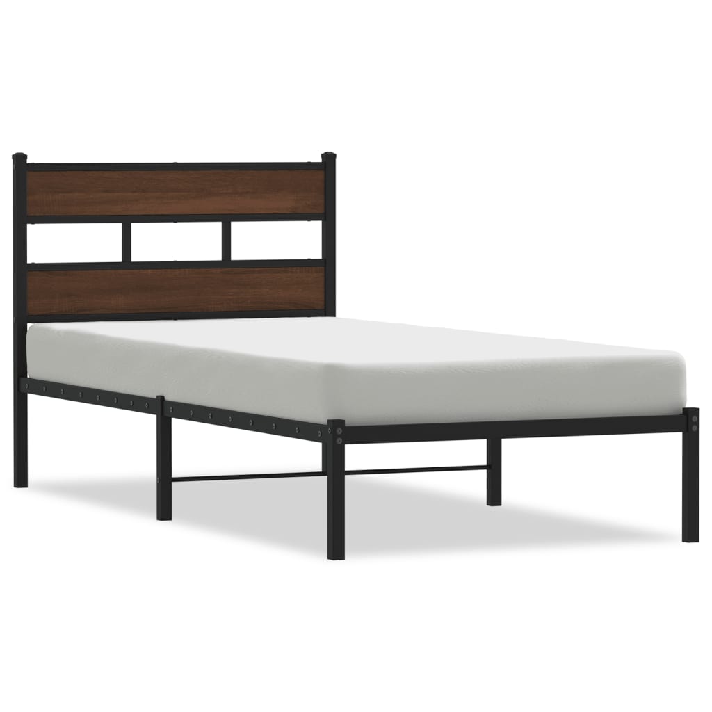 Cadre de lit sans matelas avec tête de lit 90x190 cm - XIOS