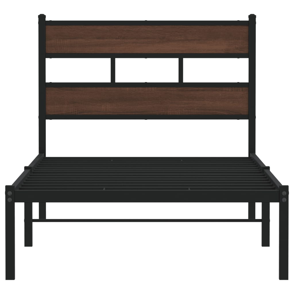 Cadre de lit sans matelas avec tête de lit 90x190 cm - XIOS
