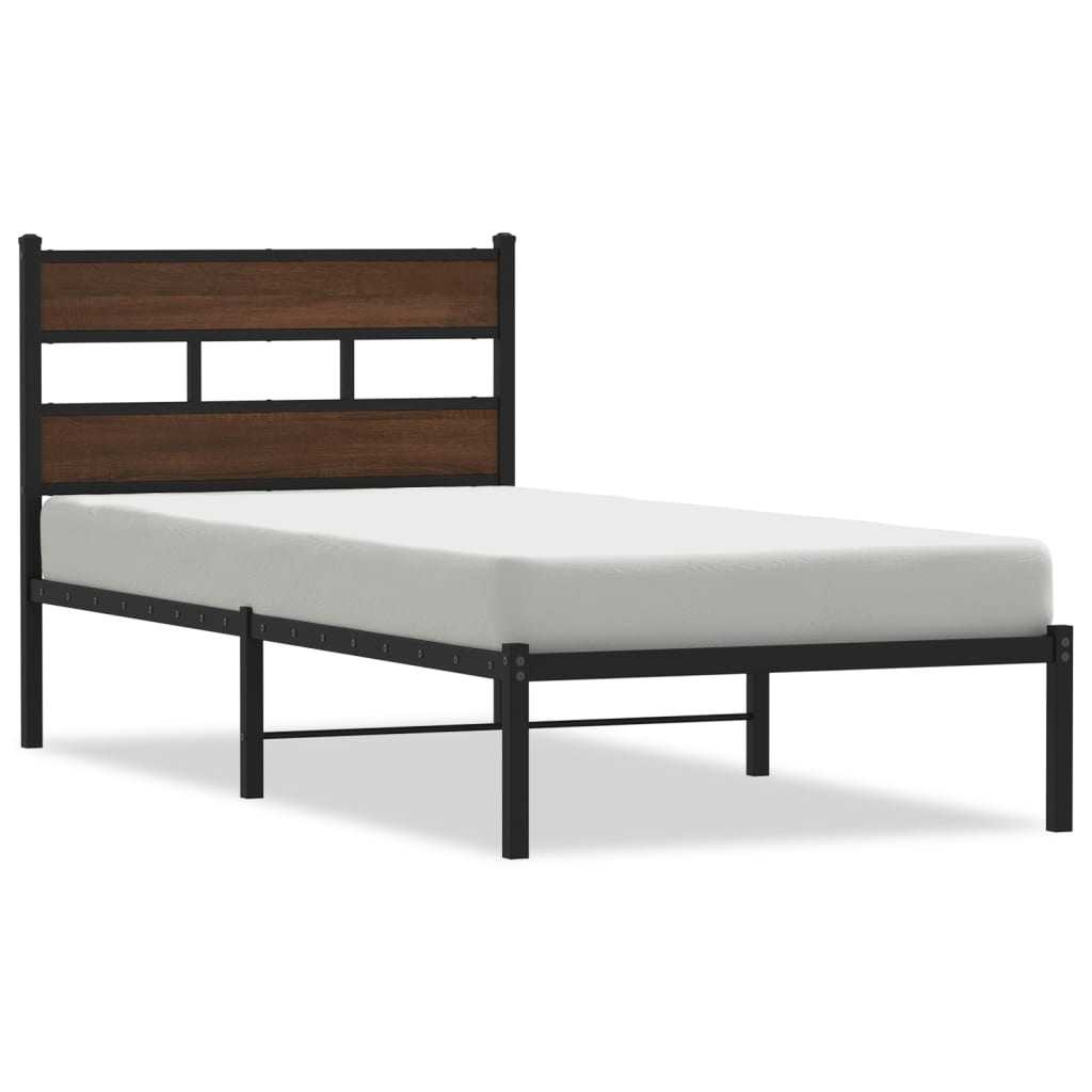 Cadre de lit sans matelas avec tête de lit 107x203 cm - XIOS