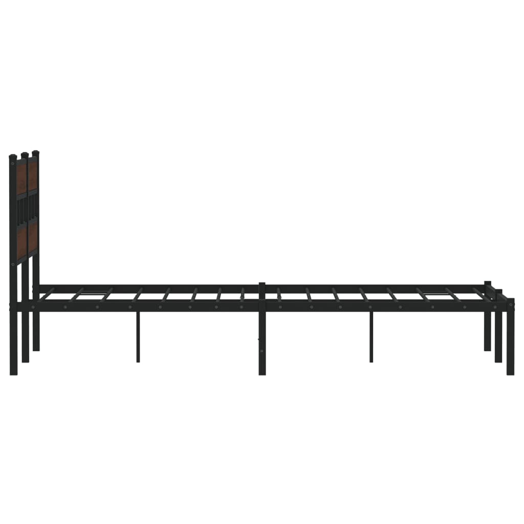 Cadre de lit sans matelas avec tête de lit 120x190 cm - XIOS