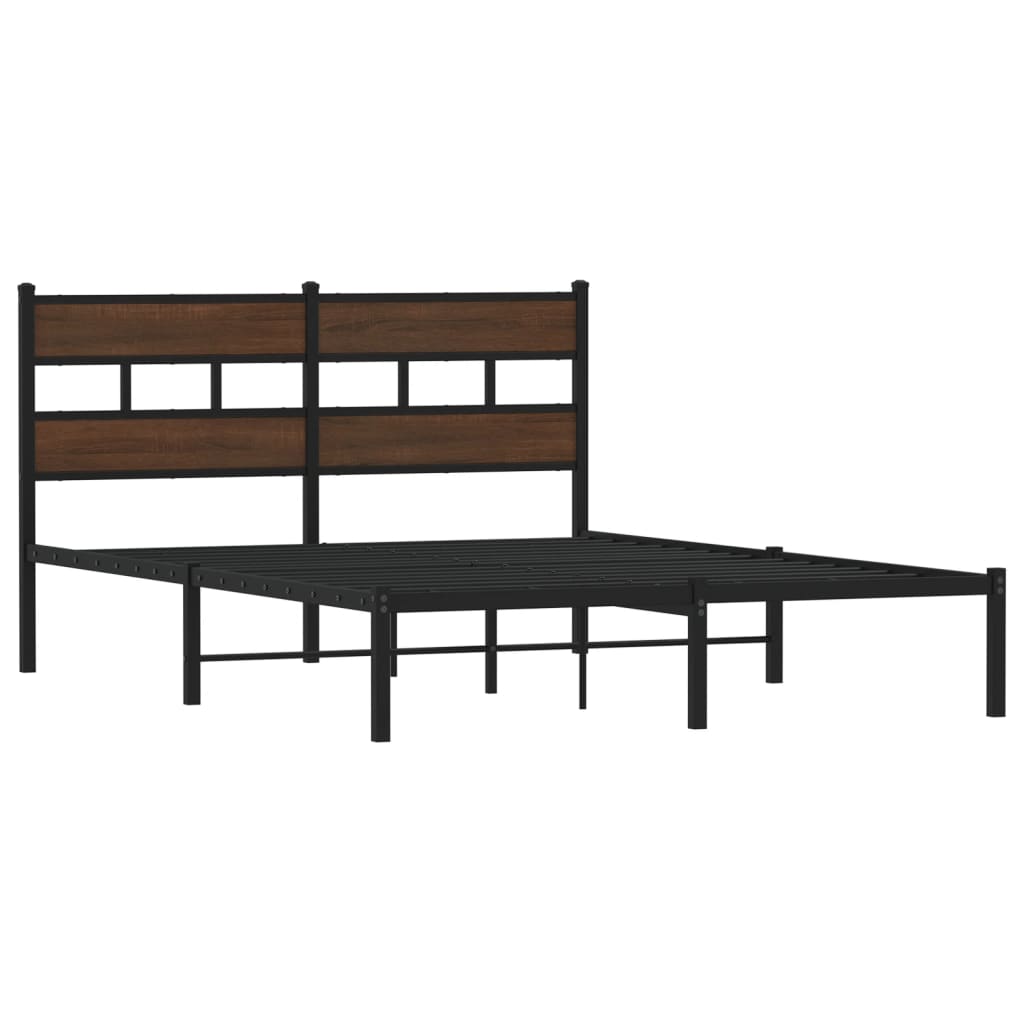 Cadre de lit sans matelas avec tête de lit 137x190 cm - XIOS