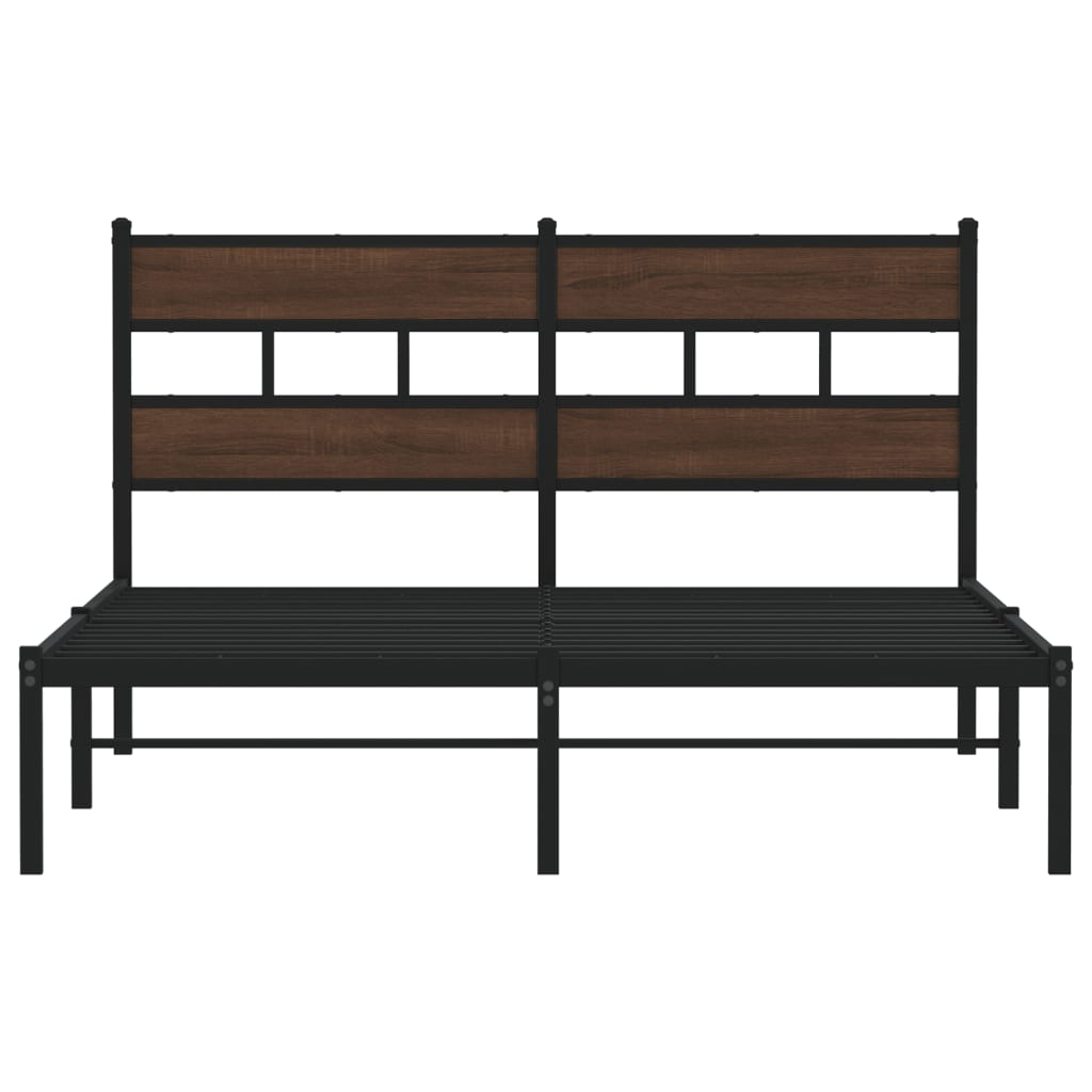 Cadre de lit sans matelas avec tête de lit 137x190 cm - XIOS