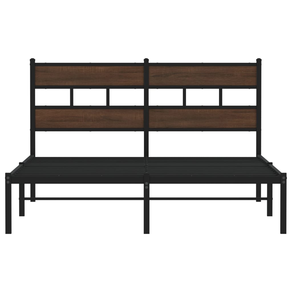 Cadre de lit sans matelas avec tête de lit 140x190 cm - XIOS