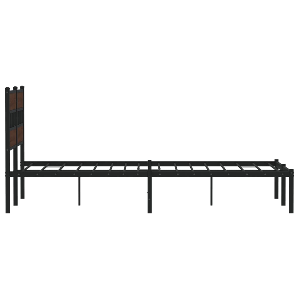 Cadre de lit sans matelas avec tête de lit 140x190 cm - XIOS