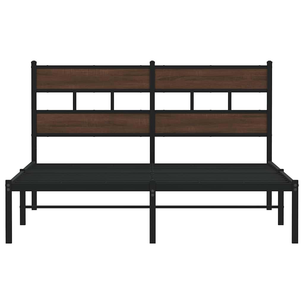 Cadre de lit sans matelas avec tête de lit 150x200 cm - XIOS