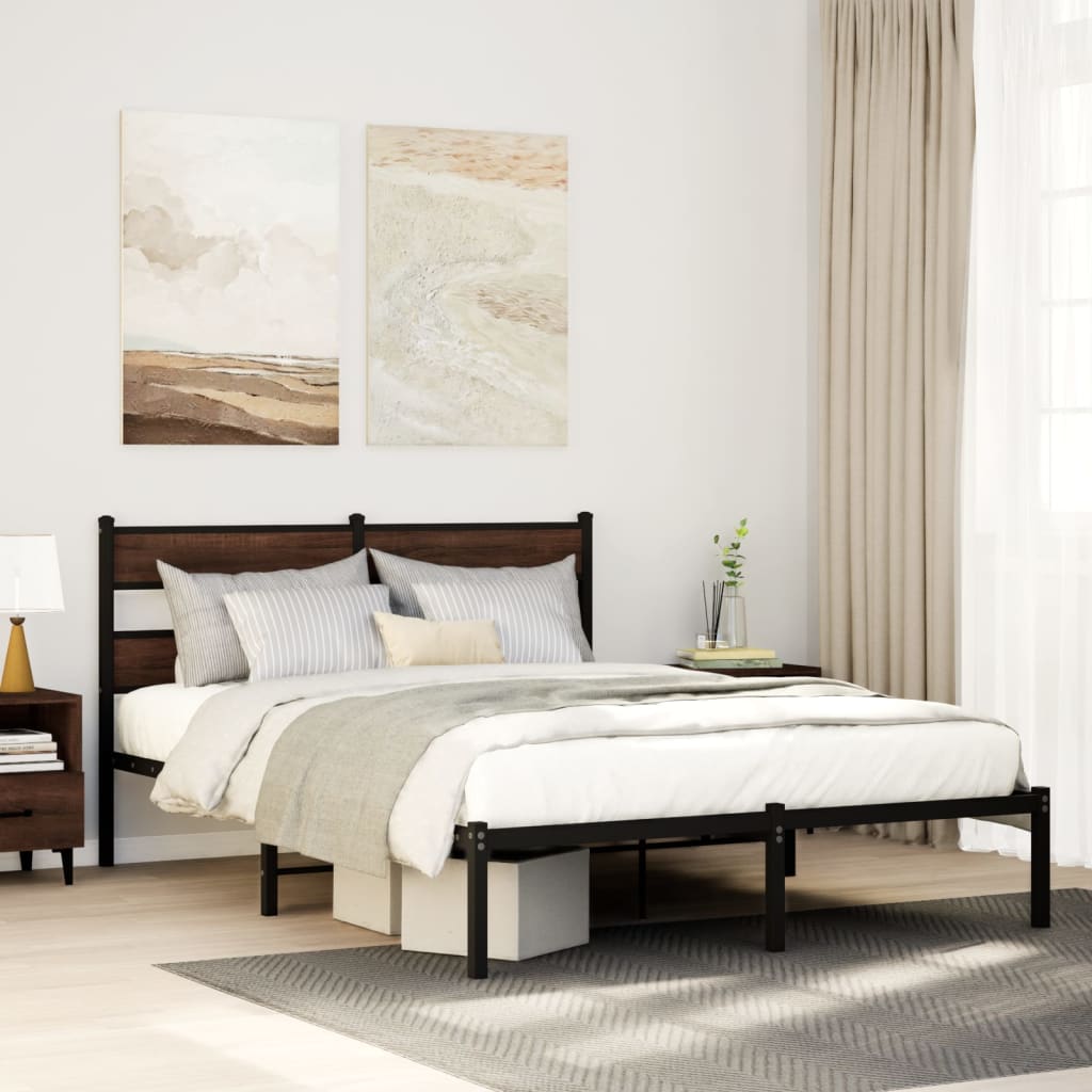Cadre de lit sans matelas avec tête de lit 160x200 cm - XIOS