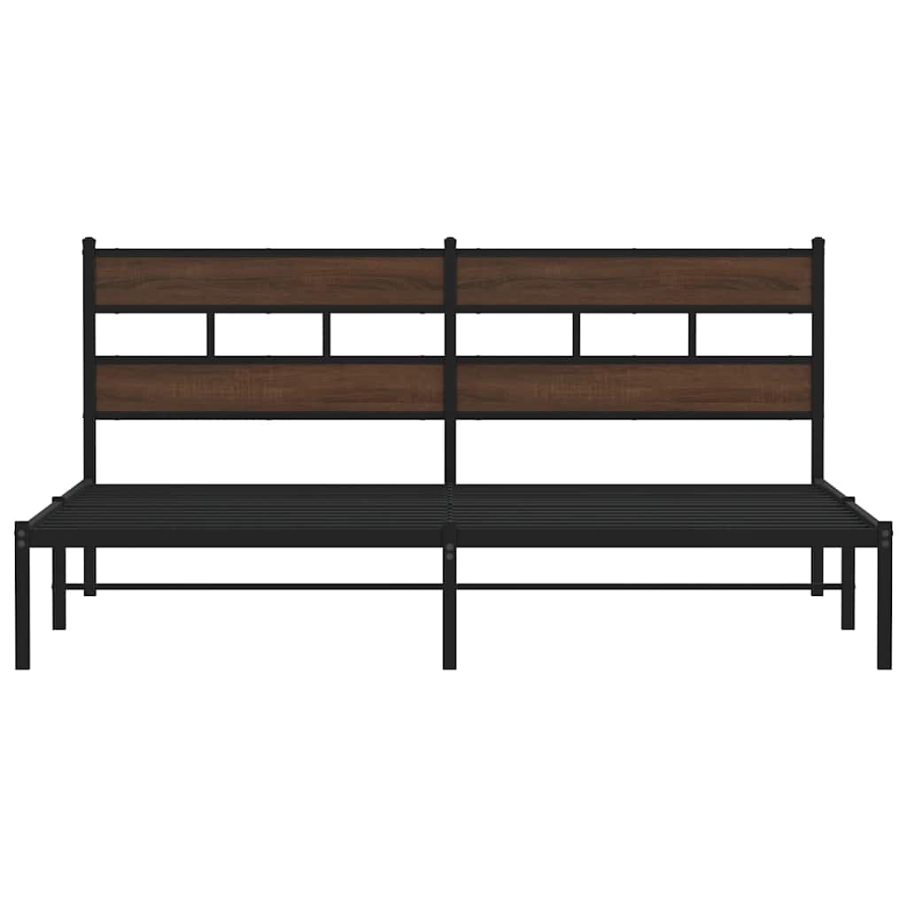 Cadre de lit sans matelas avec tête de lit 180x200 cm - XIOS