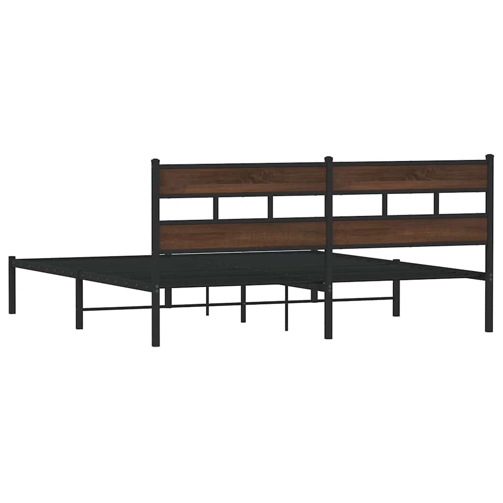 Cadre de lit sans matelas avec tête de lit 180x200 cm - XIOS