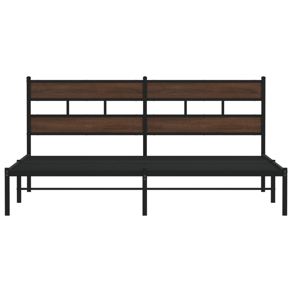 Cadre de lit sans matelas avec tête de lit 183x213 cm - XIOS