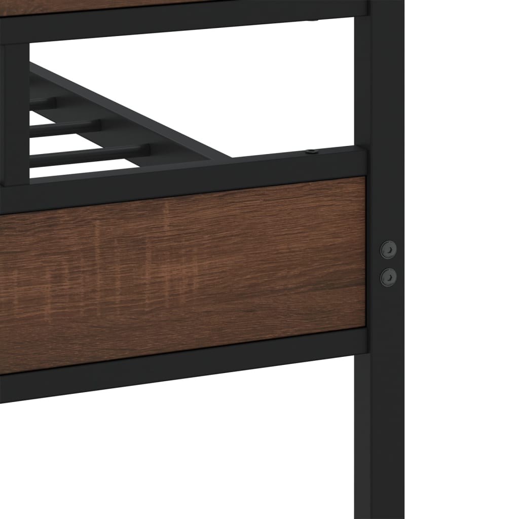 Cadre de lit sans matelas avec tête de lit pied de lit 75x190cm - XIOS