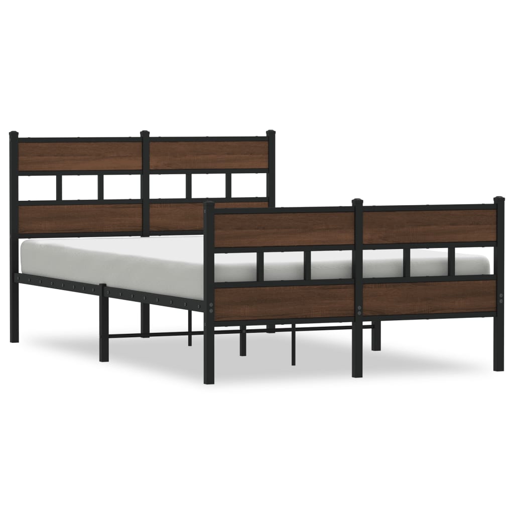 Cadre de lit sans matelas avec tête de lit et pied de lit - XIOS