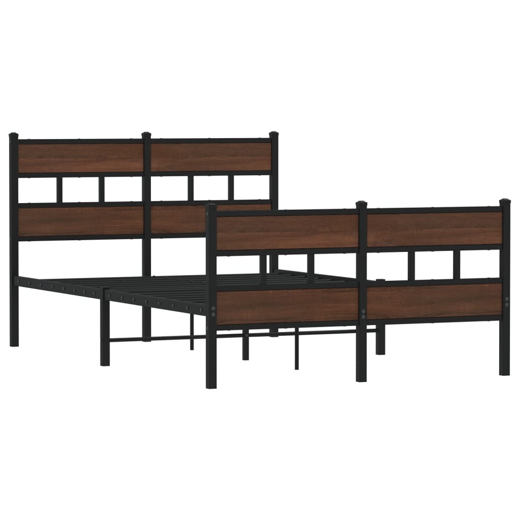 Cadre de lit sans matelas avec tête de lit et pied de lit - XIOS