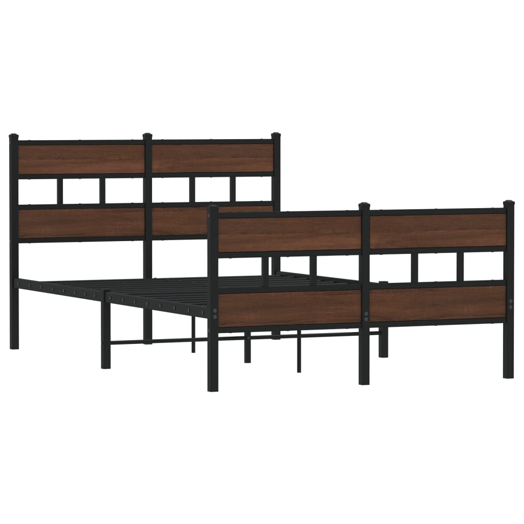 Cadre de lit sans matelas avec tête de lit et pied de lit - XIOS