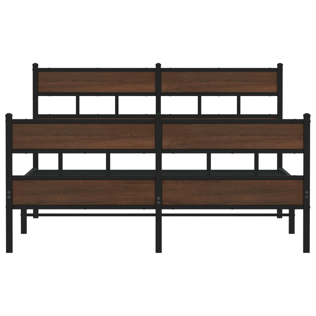 Cadre de lit sans matelas avec tête de lit et pied de lit - XIOS