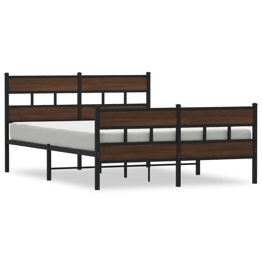 Cadre de lit sans matelas avec tête de lit et pied de lit - XIOS