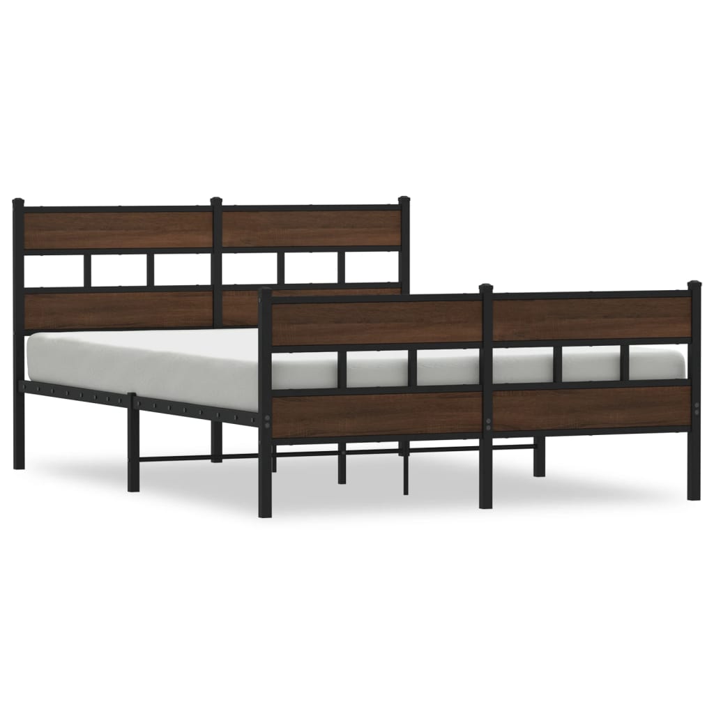 Cadre de lit sans matelas avec tête de lit et pied de lit - XIOS