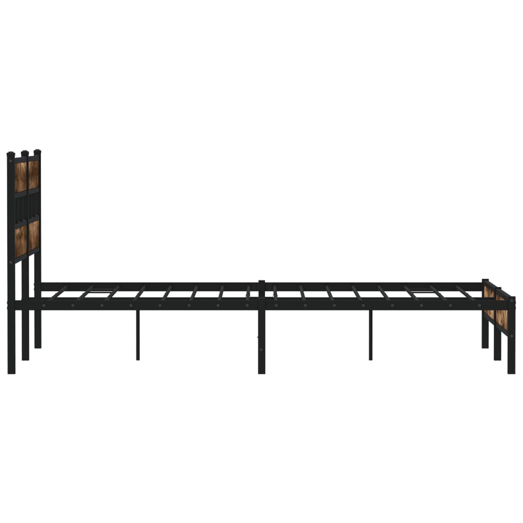 Cadre de lit sans matelas avec tête de lit 137x190 cm - XIOS