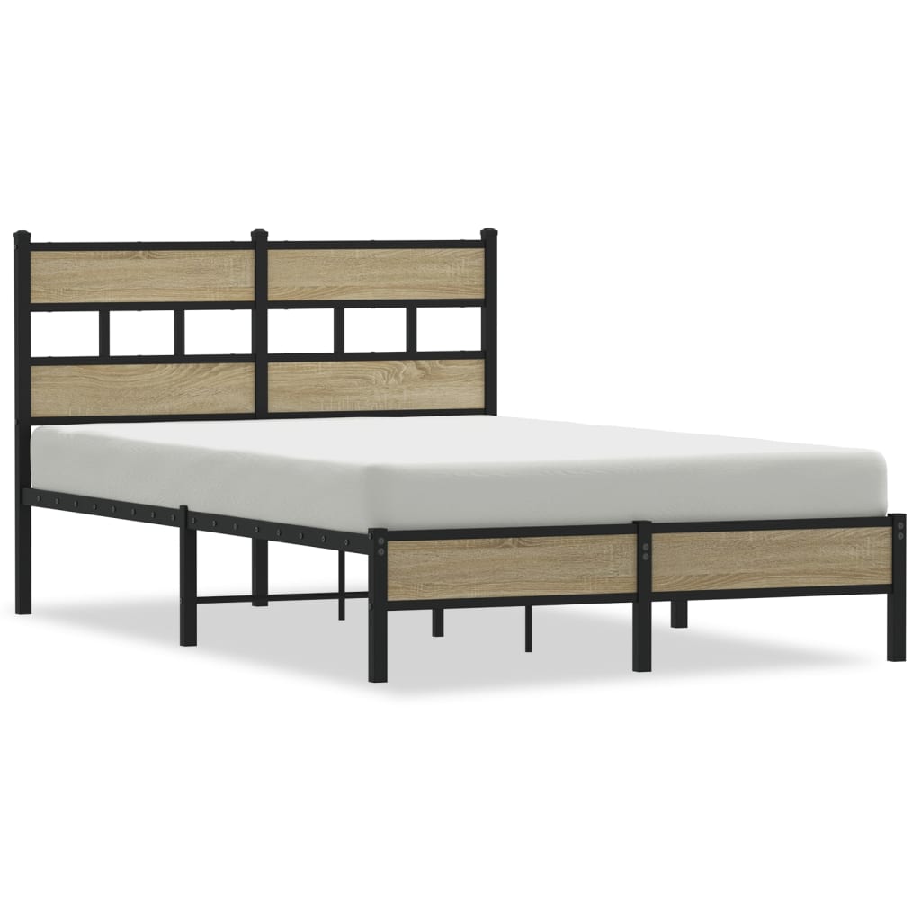 Cadre de lit sans matelas chêne sonoma 120x190 cm - XIOS