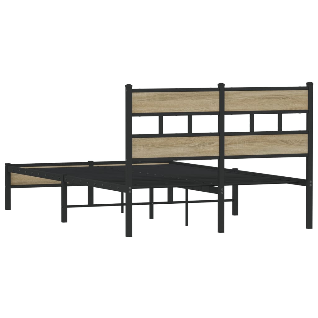 Cadre de lit sans matelas chêne sonoma 120x190 cm - XIOS