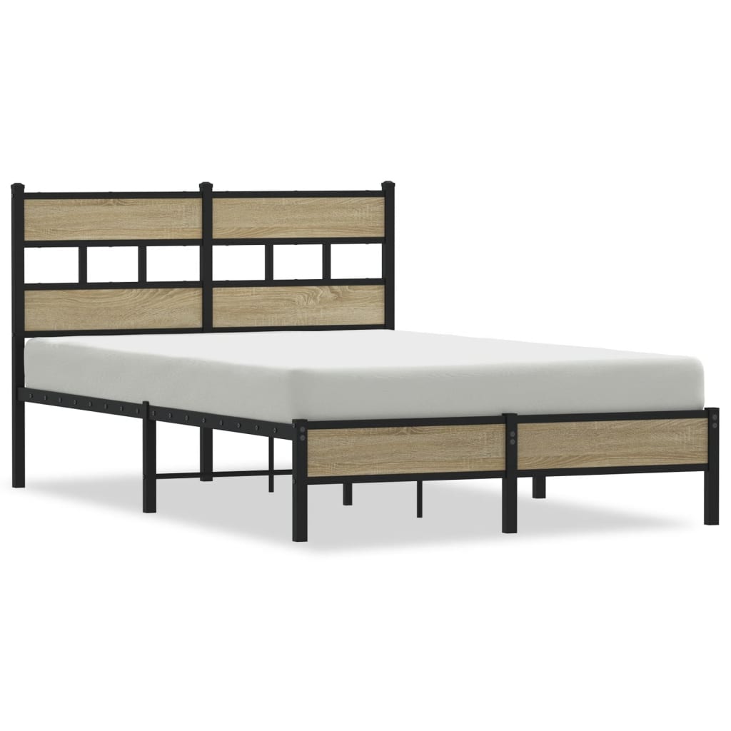 Cadre de lit sans matelas chêne sonoma 120x200 cm - XIOS