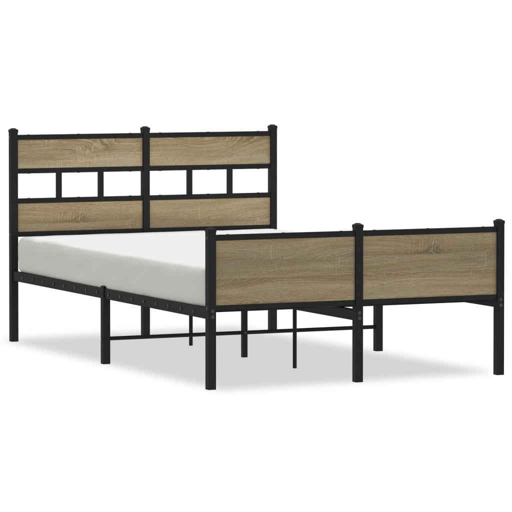 Cadre de lit sans matelas chêne sonoma 120x200 cm - XIOS
