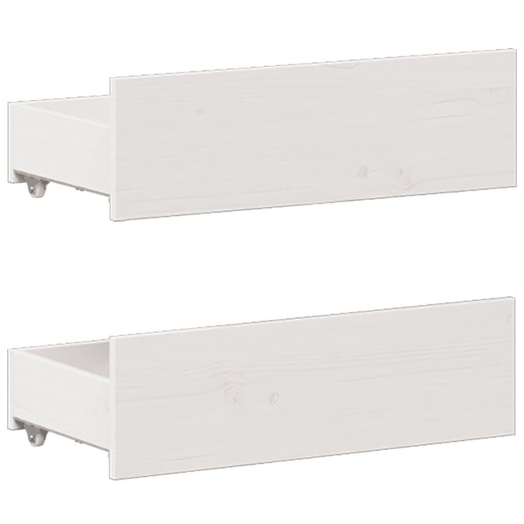 Cadre de lit sans matelas avec tête de lit 200x200 cm bois pin - XIOS
