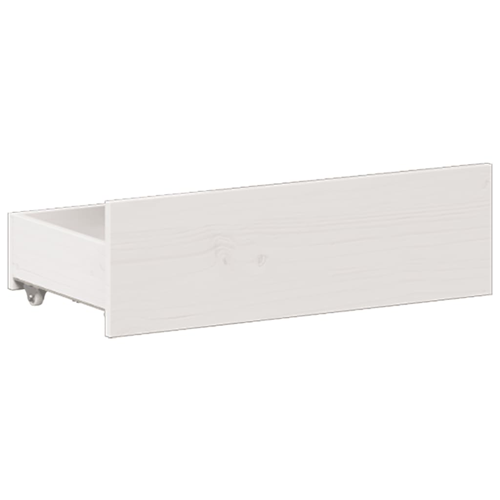 Cadre de lit sans matelas avec tête de lit 200x200 cm bois pin - XIOS