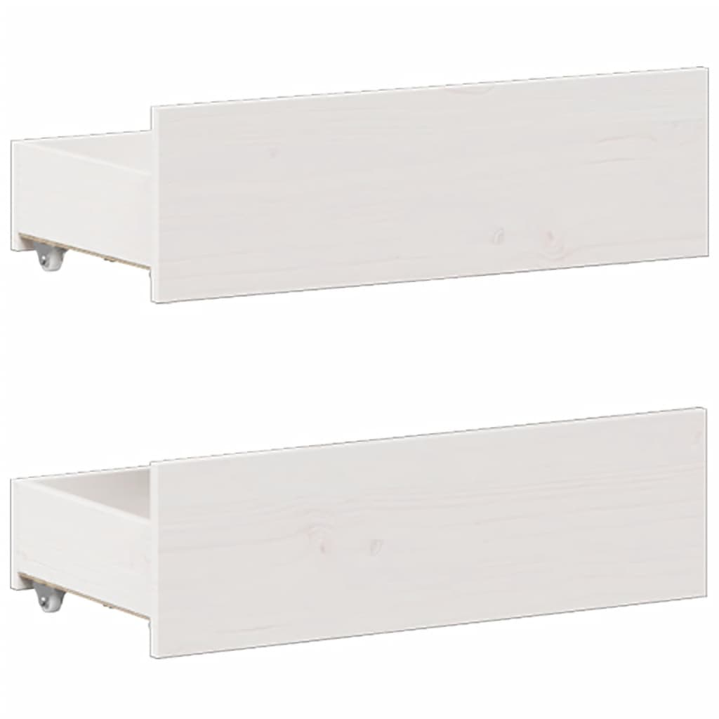 Cadre de lit sans matelas avec tête de lit 180x200 cm bois pin - XIOS
