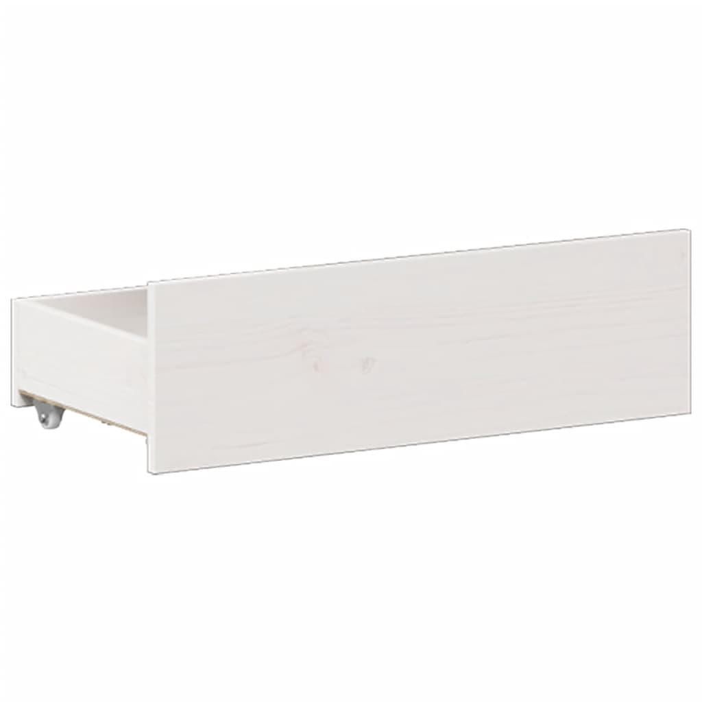 Cadre de lit sans matelas avec tête de lit 180x200 cm bois pin - XIOS