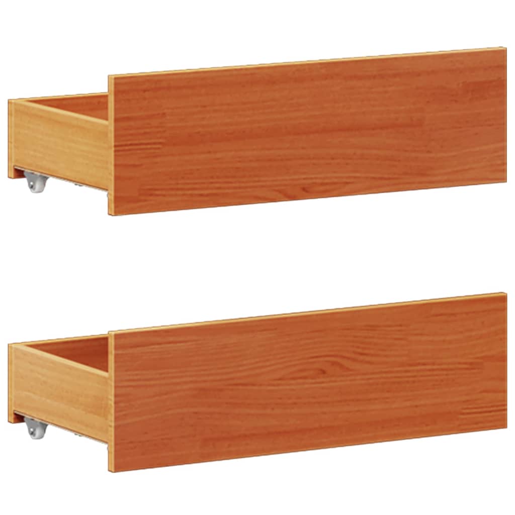Cadre de lit sans matelas avec tête de lit 180x200 cm bois pin - XIOS