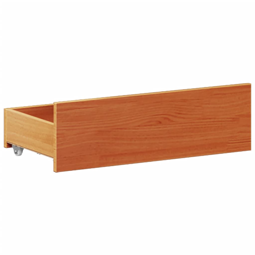 Cadre de lit sans matelas avec tête de lit 180x200 cm bois pin - XIOS