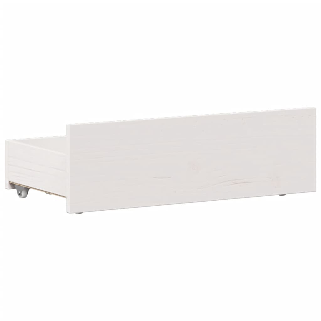 Cadre de lit sans matelas avec tête de lit 90x200cm bois de pin - XIOS