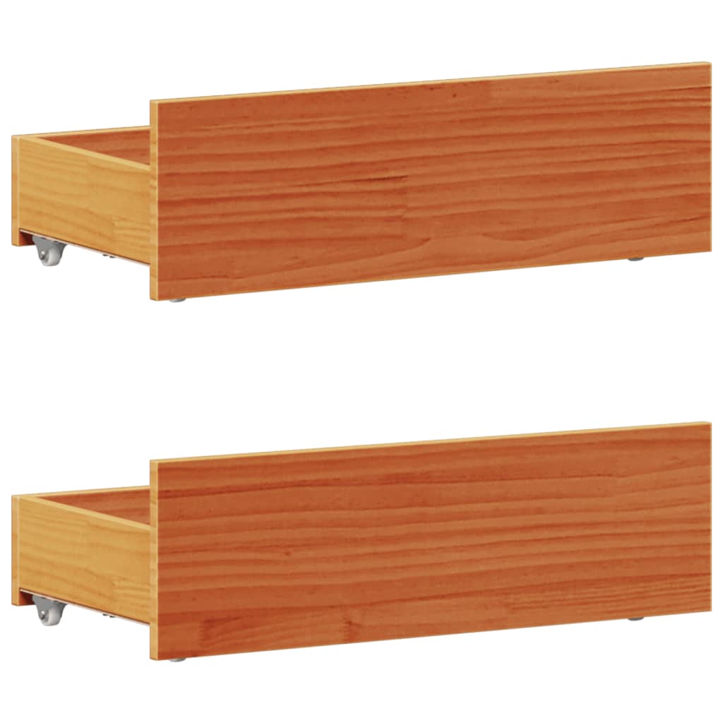 Cadre de lit sans matelas avec tête de lit 90x200 cm bois pin - XIOS