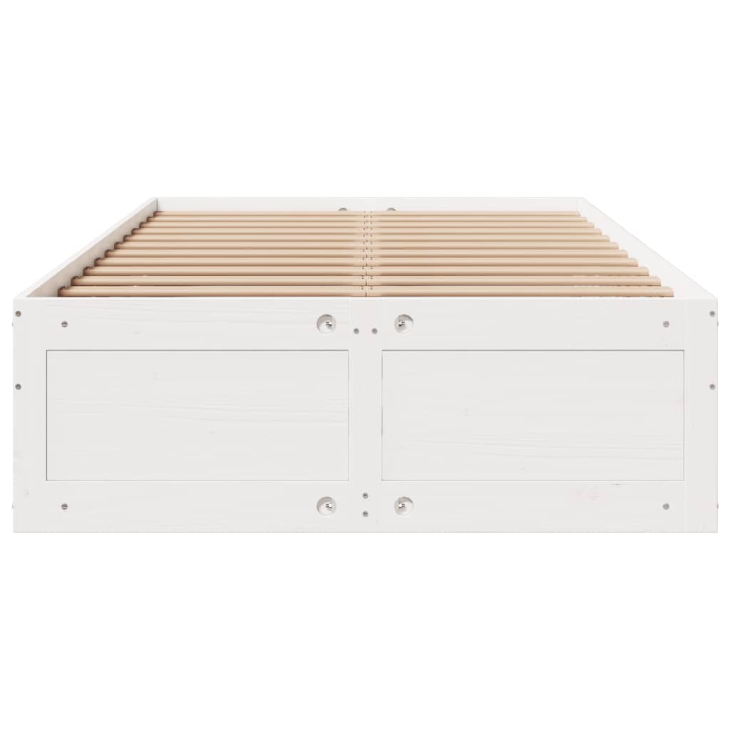 Cadre de lit sans matelas avec tiroirs 135x190 cm bois de pin - XIOS