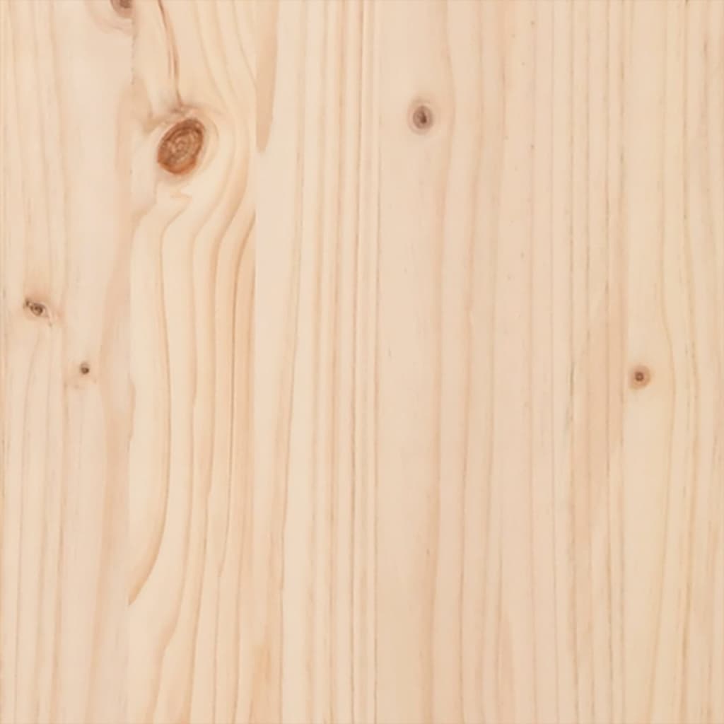 Cadre de lit sans matelas 140x200 cm bois massif de pin - XIOS